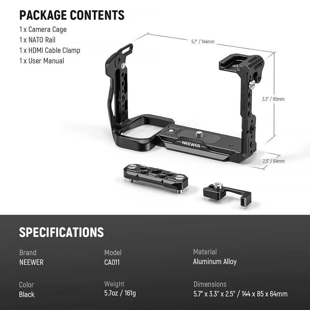 Neewer CA011 Cage Sony FX30 / FX3